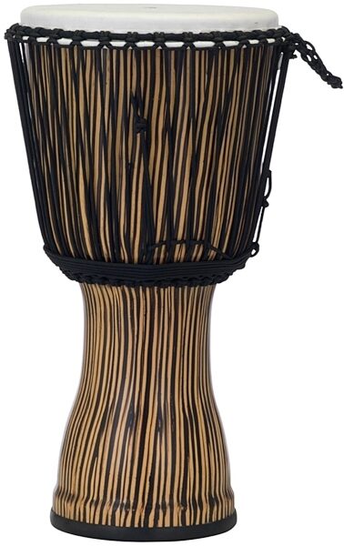 Pearl Synthetic Rope-Tuned Djembe, Zebra