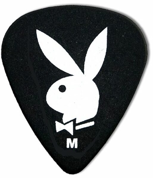 Clayton Playboy Rabbit Head Guitar Picks (12-Pack), Black