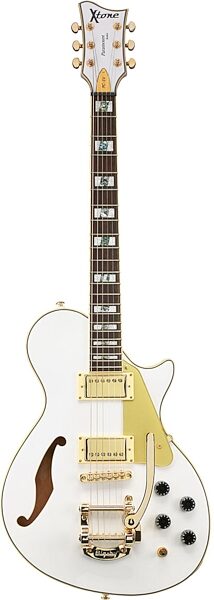 ESP LTD Xtone PC1V Electric Guitar, Pearl White