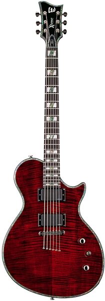 ESP LTD Xtone PD1 Electric Guitar, See Thru Black Cherry
