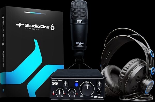 PreSonus AudioBox GO Creator Bundle, New, main w sw