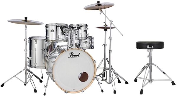 Pearl EX725SPC Export Drum Kit, 5-Piece, pearl