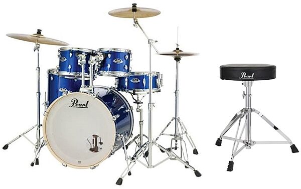 Pearl EX725SPC Export Drum Kit, 5-Piece, pearl
