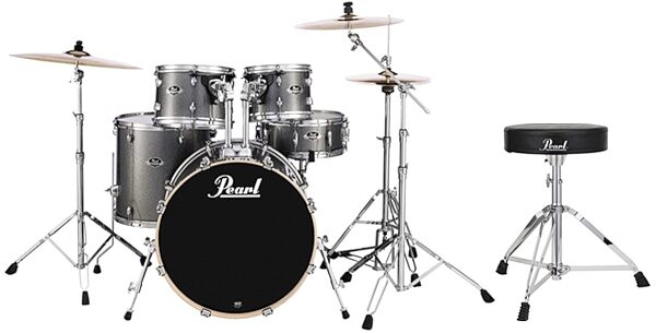 Pearl EX725SPC Export Drum Kit, 5-Piece, pearl