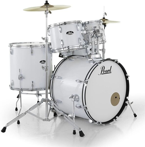Pearl RS525SC Roadshow Complete Drum Kit, 5-Piece, Pure White, Main