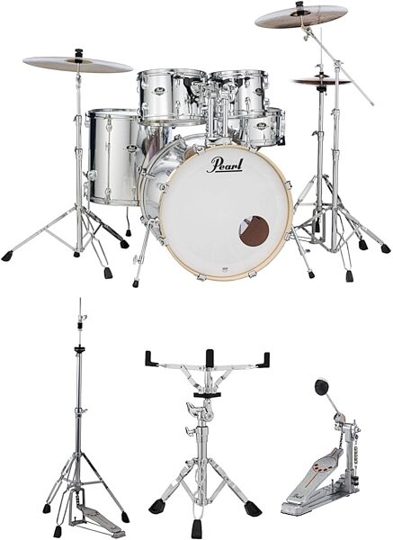 Pearl EX725SPC Export Drum Kit, 5-Piece, Main