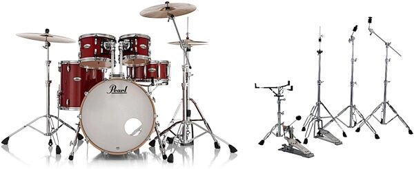Pearl PMX924BE Professional Series Maple Drum Shell Kit, 4-Piece, Main