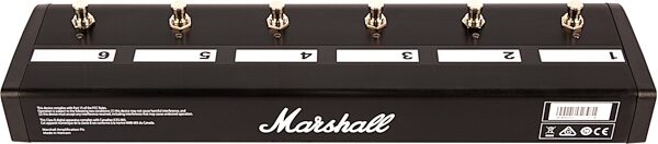 Marshall PEDL-91016 6-Way Footswitch Pedal, New, Main Back