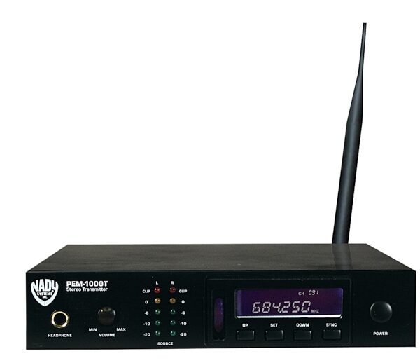 Nady PEM1000 UHF Wireless In-Ear Monitor System, Transmitter