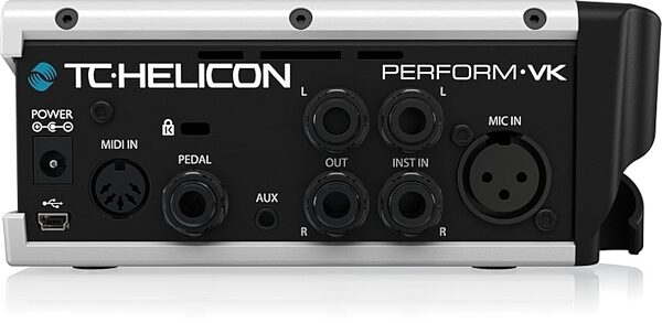 TC-Helicon Perform-VK Vocal and Keyboard Performance Mic-Stand-Mount Processor, Rear