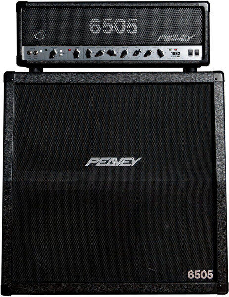 Peavey 6505 1992 Original Guitar Amplifier Head (120 Watts), With Slant Cab, pack
