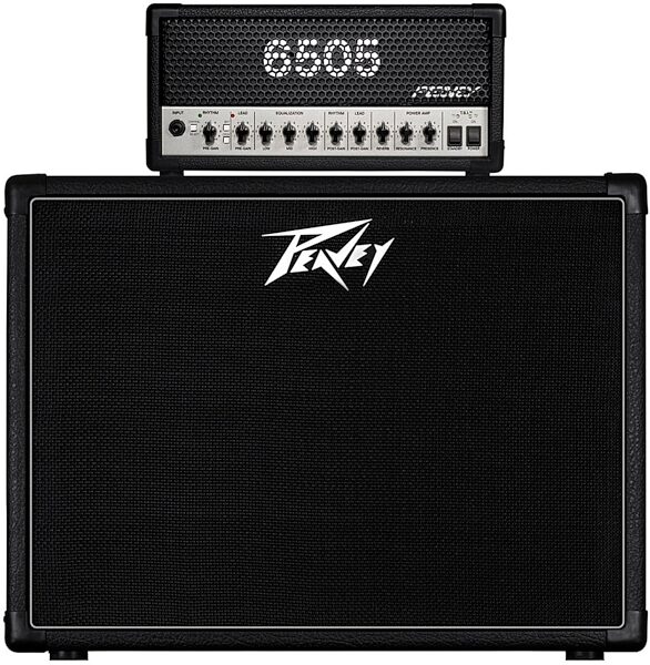Peavey 6505 MH Mini Guitar Amplifier Head (20 Watts), With 112-6 Cab, pack