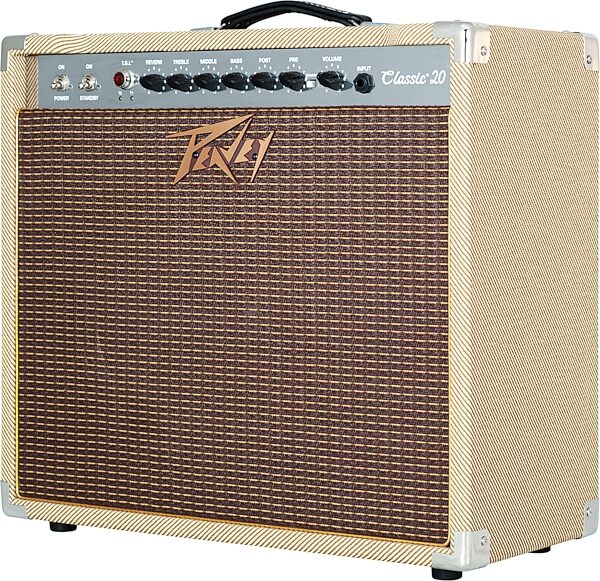Peavey Classic 20 Guitar Combo Amplifier (20 Watts, 1x12"), Warehouse Resealed, Action Position Back