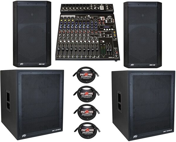 Peavey Mid-Sized PA Pack, Components