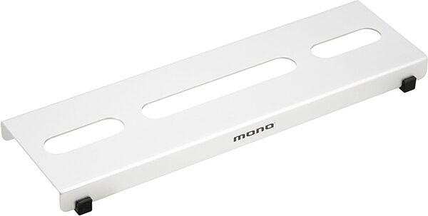 Mono Rail Pedalboard, PB-LP-SLV-BDL, Angled Front