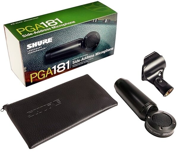 Shure PGA181 Side-Address Condenser Microphone, New, Package