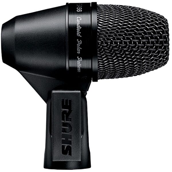 Shure PGA56 Dynamic Snare/Tom Instrument Microphone, PGA56-XLR, with XLR Cable (15&#039;), Mic