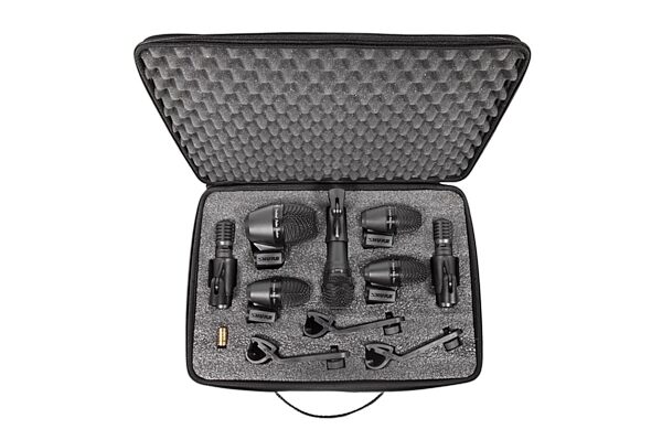 Shure PGADRUMKIT7 7-Piece Drum Microphone Kit (with Case), New, Main