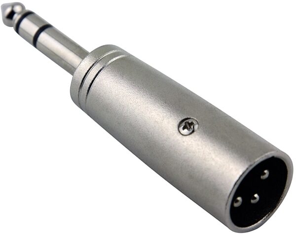 Pig Hog XLR Male to TRS 1/4" Male Adapter, New, view
