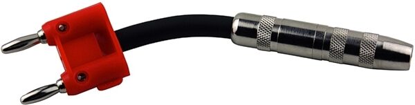 Pig Hog 1/4" to Dual Banana Cable, 6 inch, Main