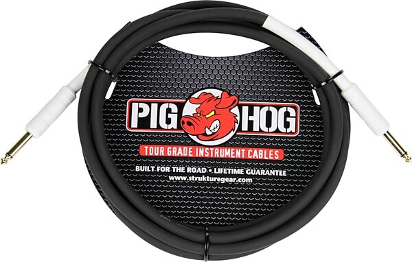 Pig Hog PH10 8mm Instrument Cable, 10 foot, Action Position Back