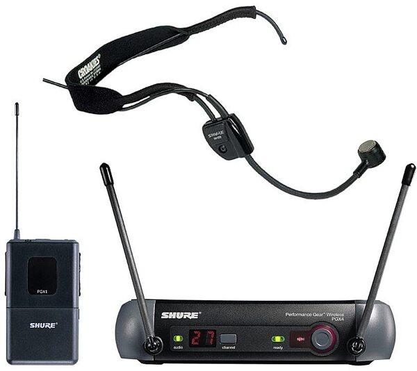 Shure PGX14 UHF Headset Wireless System with WH20 Microphone, Main