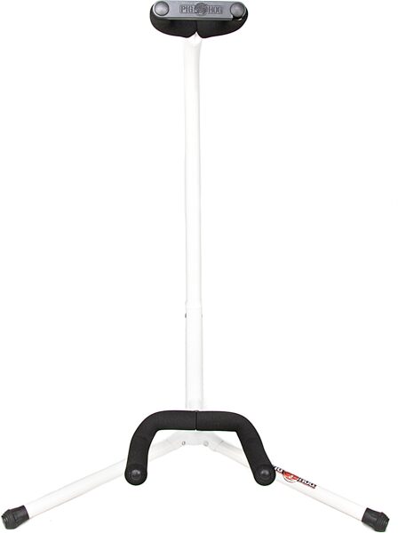 Pig Hog PHGS Fat Foam Guitar Stand, White, Action Position Back