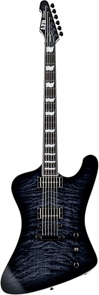 ESP LTD Phoenix 1000 Quilted Maple Electric Guitar, See-Thru Black Sunburst, Action Position Back
