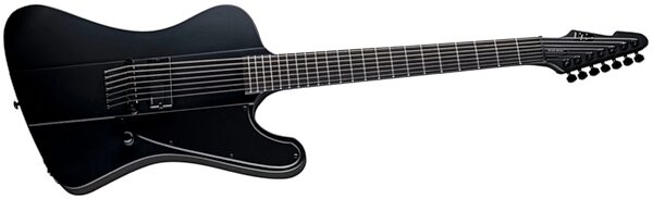 ESP LTD Phoenix 7 Baritone Electric Guitar, Black Metal, view
