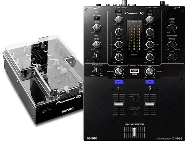 Pioneer DJM-S3 Mixer for Serato DJ, pioneer