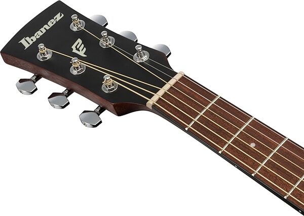 Ibanez PJ50E Acoustic-Electric Guitar, Open Pore Vintage Amber Sunburst, Action Position Back