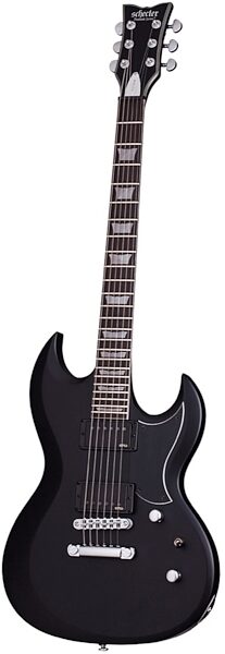 Schecter S-II Platinum Electric Guitar, Satin Black