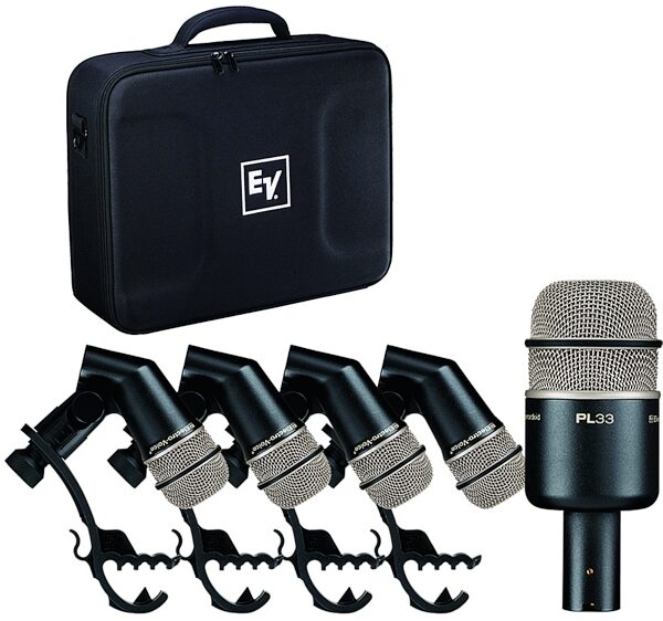 ElectroVoice PL DK5 5-Piece Drum Microphone Package, Main