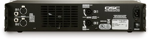 QSC PLX1804 Lightweight Power Amplifier, Back