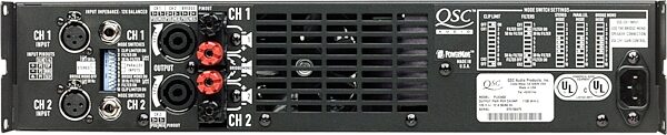 QSC PLX3002 Power Amplifier, Rear