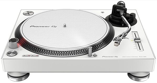 Pioneer DJ PLX-500 Direct-Drive Turntable with USB, White, PLX-500-W, Main