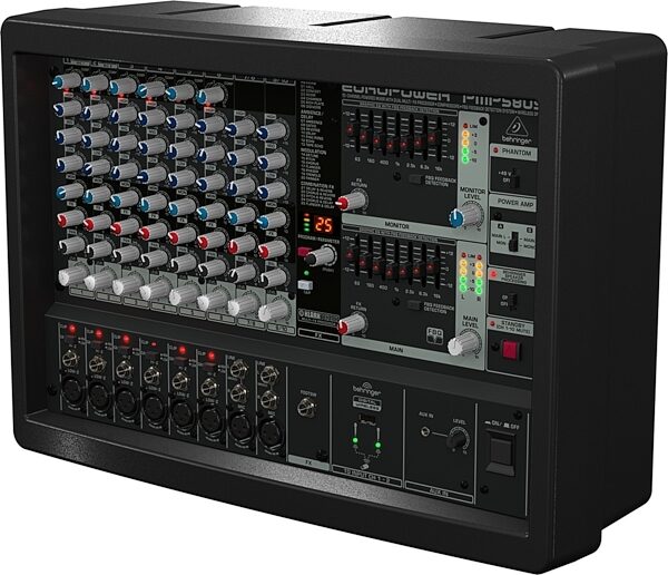 Behringer Europower PMP580S 10-Channel Powered Mixer (500 Watts), Right