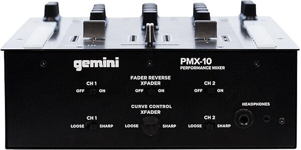 Gemini PMX-10 Digital DJ Performance Mixer, Action Position Back