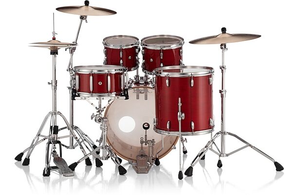 Pearl PMX924BE Professional Series Maple Drum Shell Kit, 4-Piece, Action Position Back