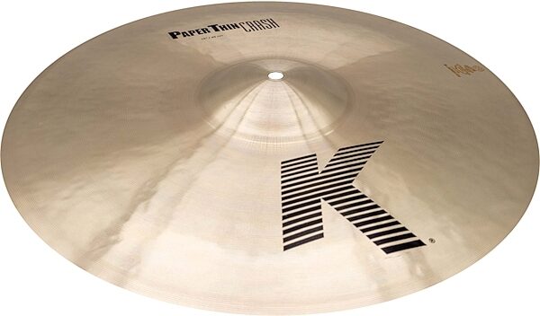 Zildjian K Paper Thin Crash Cymbal Pack, 18 and 20 inch, Action Position Back