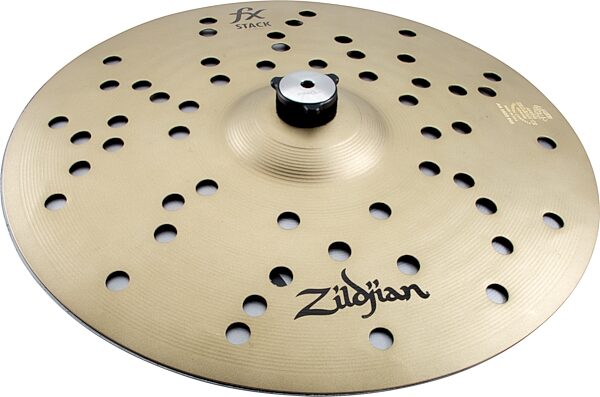 Zildjian FX Stack Hi-Hat Cymbal Pair (with Mount), 14 inch, Action Position Back