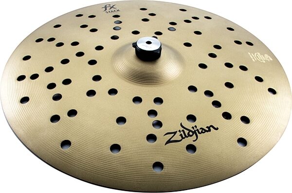 Zildjian FX Stack Hi-Hat Cymbal Pair (with Mount), 16 inch, Action Position Back