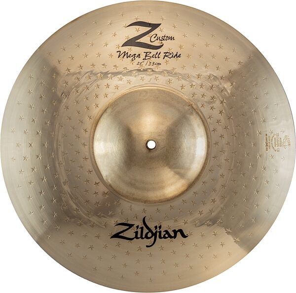 Zildjian Z Custom Mega Bell Ride Cymbal, 21 inch, Action Position Back