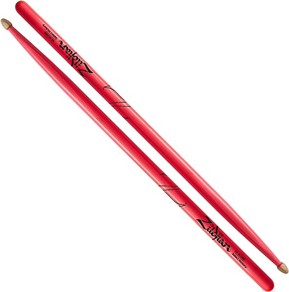 Zildjian 5A Acorn Wood Tip Drumsticks, Action Position Back