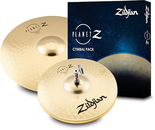 Zildjian Planet Z Launch Cymbal Pack, Action Position Back