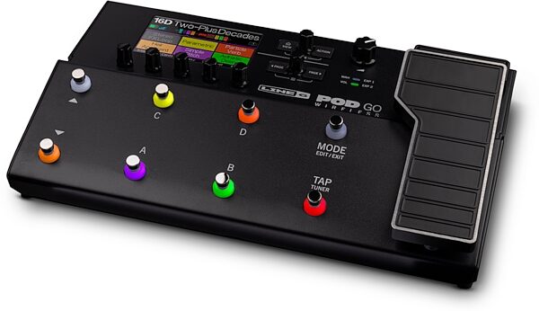 Line 6 POD Go Wireless Guitar Multi-Effects Processor, New, Angled Front
