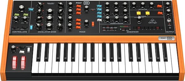 Behringer POLY D Compact Analog Polyphonic Synthesizer, Action Position Back