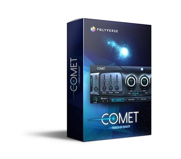 Polyverse Comet Reverb Audio Effect Plug-in Software, Digital Download, view