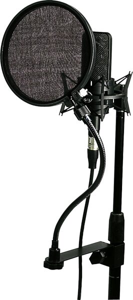RaXXess Stoppit Pop Filter with Goose Neck, In Use