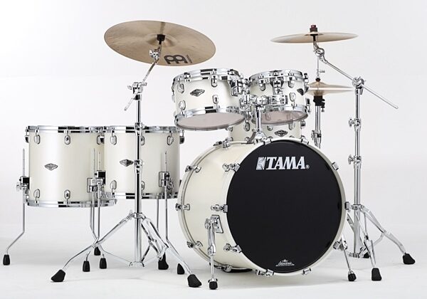 Tama PP52HS Starclassic Performer B/B Drum Shell Kit, 5-Piece, Satin Pearl White